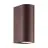 Nordlux Dion Applique Murale Aluminium Rouille Up & Down | Convient pour 2x GU10