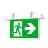Noxion LED Panneau De Sortie De Secours | Encastré | 1W 20lm - 860 Lumière Du Jour | 30m Distance de visualisation - Éclairage De Secours 3 Heures - Autotest - Incl. 4 Directions